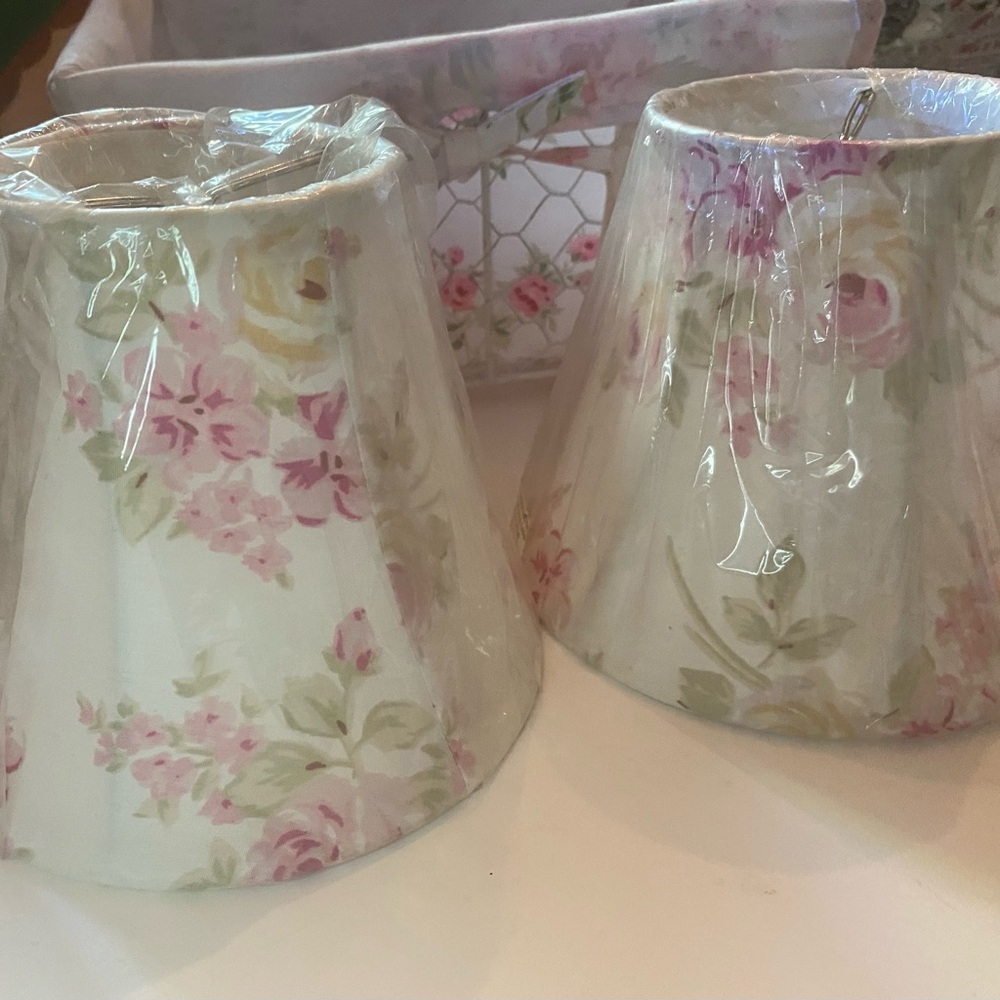 Rachel Ashwell Shabby Chic Floral Patterned Lamp Shades
